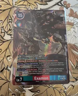 Digimon Card Game Examon BT23-047 SR BT23 Hackers Slumber - Image 1