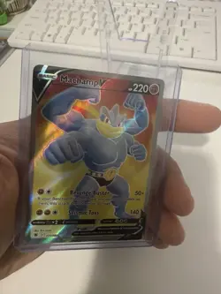 Pokemon Sword & Shield Astral Radiance Machamp v Card 171/189 Full Art NM - Image 3
