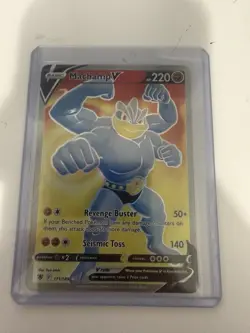Pokemon Sword & Shield Astral Radiance Machamp v Card 171/189 Full Art NM - Image 5