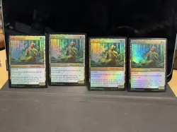 4x Jukai Naturalist Foil MTG Magic Card Kamigawa: Neon Dynasty - Pack Fresh - NM - Image 1
