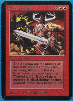 Keldon Warlord Alpha HP/DAMAGED Red Uncommon CARD (506067) ABUGames - Image 1