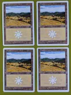 Plains (334) x4 Classic Sixth Edition 6th 4x Magic the Gathering MTG - Image 1