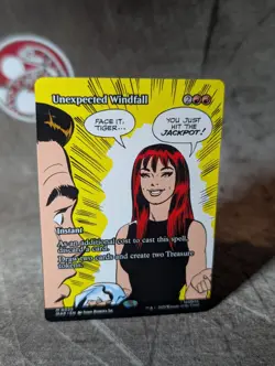 MTG, Unexpected Windfall (#0029), Marvel Universe, Non Foil, NM Full Art Mythic - Image 1