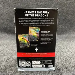 MTG: Temur Roar Tarkir Dragonstorm Commander Deck, Sealed Box is Worn - Image 3