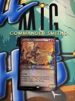 1x Utvara Hellkite ✨ HALO FOIL✨(1273) Secret Lair MTG NM Mint (In Hand) - Image 1