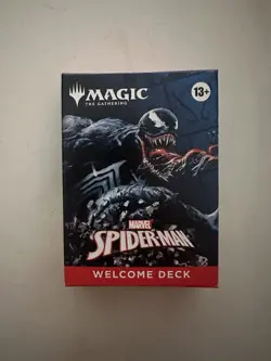 Magic The Gathering: Spiderman NYCC'25 Exclusive Welcome Deck (Venom/Black Deck) - Image 1