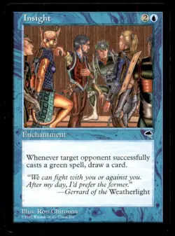 Insight Tempest Light Play MTG Magic the Gathering - Image 1