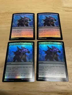 4x You Are Already Dead NEO MTG 129/302 FOIL COMMON Pack Fresh - Image 1