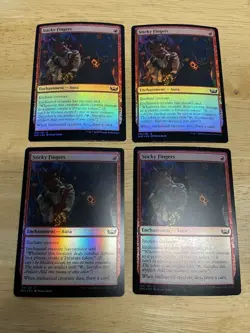 FOIL STICKY FINGERS X4 Streets Of New Capenna SNC Magic MTG Pack Fresh - Image 1