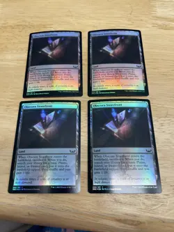 4x FOIL OBSCURA STOREFRONT Streets Of New Capenna SNC Magic MTG Pack Fresh - Image 1