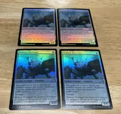 4x Walking Skyscraper Foil 263/302 Kamigawa: Neon Dynasty NEO Pack Fresh - Image 1
