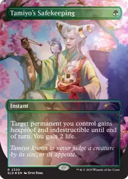 Confirmed Pre-Sale 1x Confetti Foil Tamiyo’s Safekeeping Furby The Gathering - Image 1