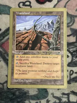 MTG Wasteland Tempest World Championship Decks Ben Rubin Gold Border Uncommon - Image 1