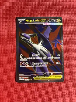 Pokemon TCG Ultra Rare Mega Latias EX #163/132 Mega Evolution - Image 1