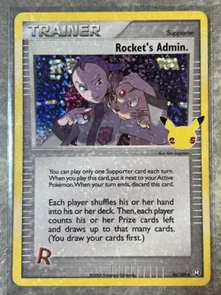 Rocket's Admin. 86/109 Pokemon Celebrations: Classic Collection Holo (Near Mint) - Image 1