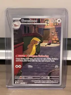 Pokemon Gumshoos Illustration Rare 153/132 Me01: Mega Evolution Holo Near Mint - Image 1