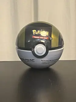 Sealed Pokemon ULTRA Ball Tin (3 English Booster Packs, Container, and TCG Coin) - Image 1
