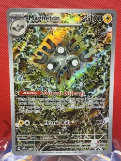 Magneton 159 SV: Scarlet & Violet Black Star Promo (SVP) Full Art Holo Near Mint - Image 1