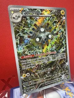 Magneton 159 SV: Scarlet & Violet Black Star Promo (SVP) Full Art Holo Near Mint - Image 2