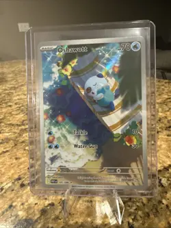 Pokemon TCG White Flare Oshawott Illustration Rare 105/086 Mint! - Image 1