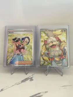 Pokemon Perrin #220/167 and Hisuian Growlithe #181/167 Near Mint - Image 1