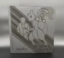 Pokemon Destined Rivals Laser Engraved Vault X Binder The Unlucky Collector - Image 1