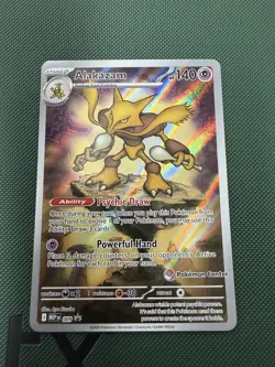 Pokemon Center Stamp Alakazam 009 Pokemon Mega Evolution -ETB Promo NM - Image 4
