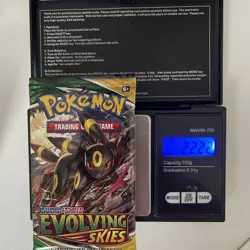 Pokemon TCG Evolving Skies Booster Pack New and Sealed Heavy 22. 22g - Image 1