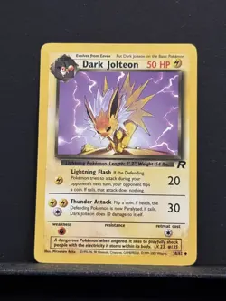Pokemon TCG - Dark Jolteon 38/82 - Team Rocket - Uncommon - Image 1