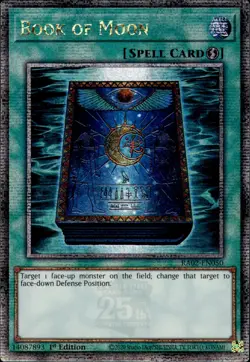 Book Of Moon - Quarter Century Secret Rare 1st Edition RA02-EN050 - NM - YuGiOh - Image 1