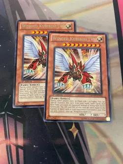 YUGIOH - WINGED KURIBOH LV9 X2 - RARE - RYMP - 1ST ED - NM - Image 1