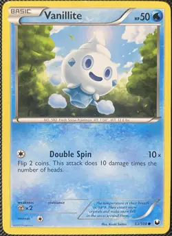 Vanillite 33/108 Dark Explorers Regular - Pokemon Card - Image 1