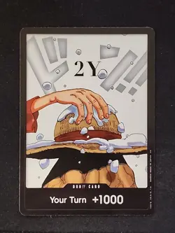 Special DON!! Card 2Y DP-08 One Piece Legacy of the Master Promo Foil NM English - Image 1