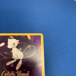1999 Pokemon Promo Card “Catch Mew" WOTC "Pokemon The First Movie" NM-LP - Image 3