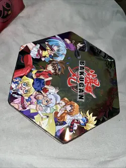 Bakugan lot 7Battle Brawlers Figures 16Cards 8Are METAL & Tin Box - Image 3