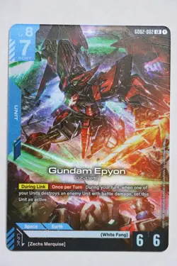 Gundam card Game GD02-002 Gundam Epyon LR In Hand - Image 1