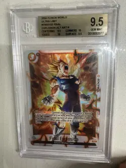 Dragon Ball Super Card Game Fusion World Final Explosion Alternative Art Card - Image 3