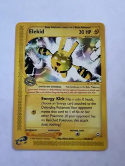 Pokemon TCG Card - Elekid 9/147 Aquapolis Rare Vintage E-Reader LP - Image 1