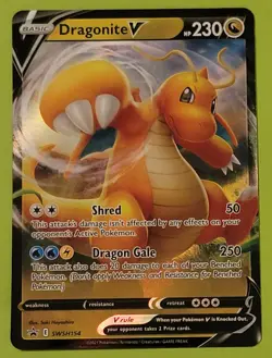 Dragonite V SWSH154 SWSH: Sword & Shield Promo Cards Holo - Image 1