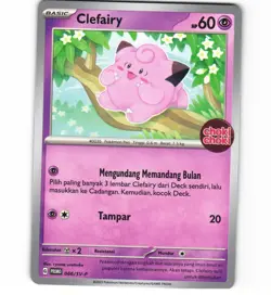 Clefairy 066/SV-P Choki Choki Promo Indonesian Indonesia Card Pokemon (LP) - Image 1