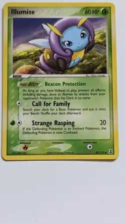 2 x Volbeat 56/113 & Illumise 45/113 Pokemon Cards - EX Delta Species (1) - Image 3
