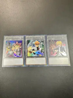 Yu-Gi-Oh 3x Card Token Set Yami Kaiba Joey Limited Edition Ultra Rare LDK2 2020 - Image 1