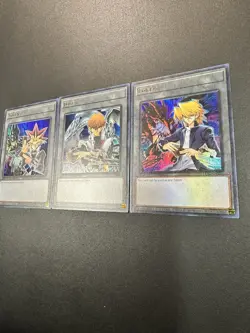 Yu-Gi-Oh 3x Card Token Set Yami Kaiba Joey Limited Edition Ultra Rare LDK2 2020 - Image 2