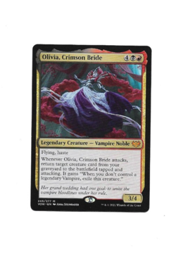 MTG Magic Olivia, Crimson Bride 245/277 M VOW EN Card NM - Image 1