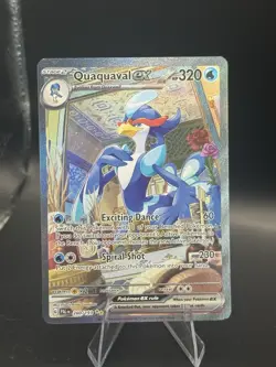 Pokemon TCG Quaquaval EX Scarlet & Violet Paldea Evolved Holo Card 260/193 - Image 1