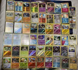 (53) Pokemon Mixed Card Lot- Cosmic Eclipse- Breakpoint- Evolving Skies - Image 1
