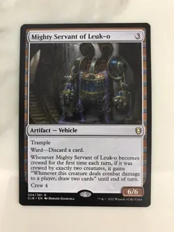 Mighty Servant of Leuk-o MTG Magic the Gathering Card NM Mint Baldur's Gate CLB - Image 1