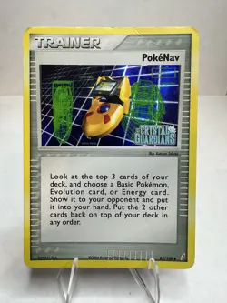 Pokemon TCG PokeNav Card #83/100 Crystal Guardians Stamped Reverse Holo - MP - Image 1