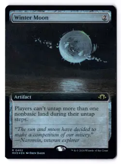 Winter Moon NM* FOIL EXTENDED Modern Horizons 3 ENGLISH 0462 mtg -UnltdCards - Image 1