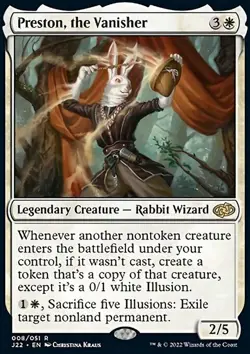 MTG Magic the Gathering Preston, the Vanisher (8/835) Jumpstart 2022 NM - Image 1